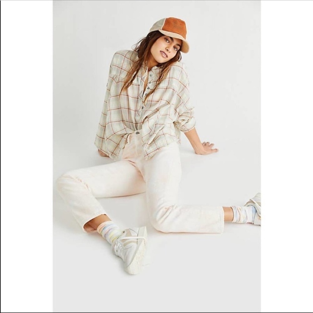 Levi’s Wedgie Straight Tie Dye peach’s and cream
